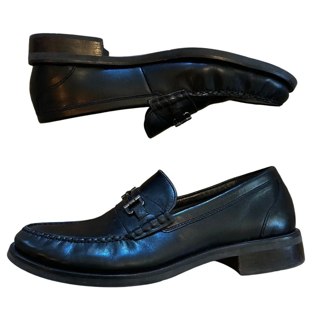 Cole Haan Black Leather Loafers Men's‎ 9.5